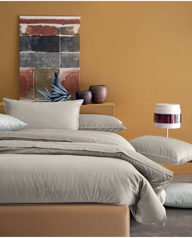 Completo copripiumino matrimoniale in raso 100% cotone Dondi Resort