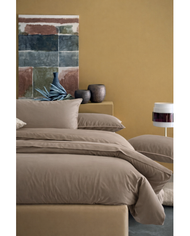 Completo copripiumino matrimoniale in raso 100% cotone Dondi Resort