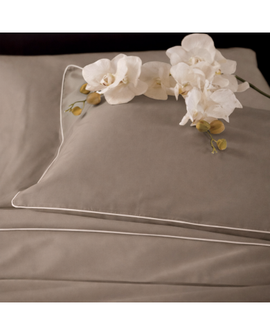 Completo copripiumino matrimoniale in raso 100% cotone Dondi Resort