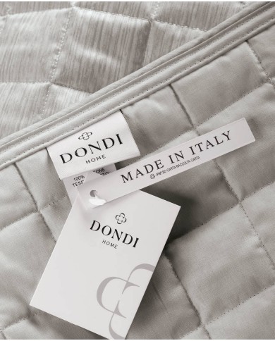 Copriletto trapuntato matrimoniale Finiseta Dondi raso di cotone