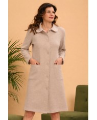 Vestaglia Donna abbottonata in caldo punto milano Vilfran  52492