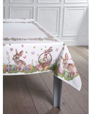 Tovaglia 6 posti Pasqua 100% cotone Vingi dis. 11
