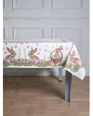 Tovaglia 6 posti Pasqua 100% cotone Vingi dis. 11
