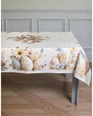 Tovaglia 6 posti Pasqua 100% cotone Vingi dis. 11