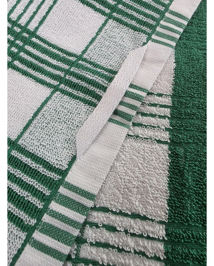 Set di 3 Strofinacci in spugna di cotone idrofilo art. King