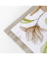 Completo lenzuola matrimoniale 100% cotone Magnolia
