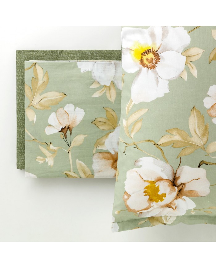 Completo lenzuola matrimoniale 100% cotone Cleris