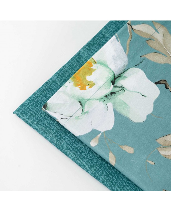 Completo lenzuola matrimoniale 100% cotone Cleris