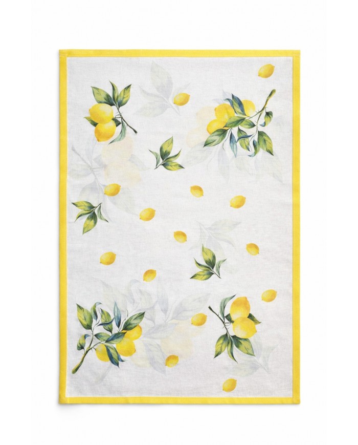 Set 3 strofinacci fantasia limoni in panama art. Maiori