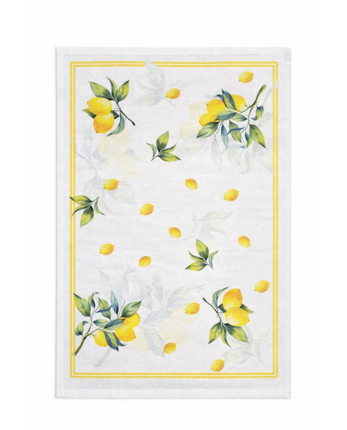 Set 3 strofinacci fantasia limoni in panama art. Maiori