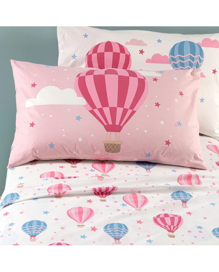 Completo lenzuola singolo 100% cotone Caleffi Star