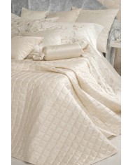 Trapuntino matrimoniale in raso di puro cotone Blumarine Lory