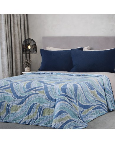 Trapuntino letto singolo stampato Linea Oro art. Lenia