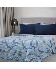 Trapuntino letto singolo stampato Linea Oro art. Lenia