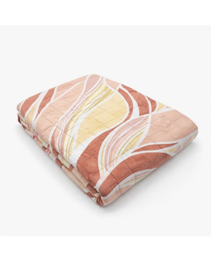 Trapuntino letto singolo stampato Linea Oro art. Lenia