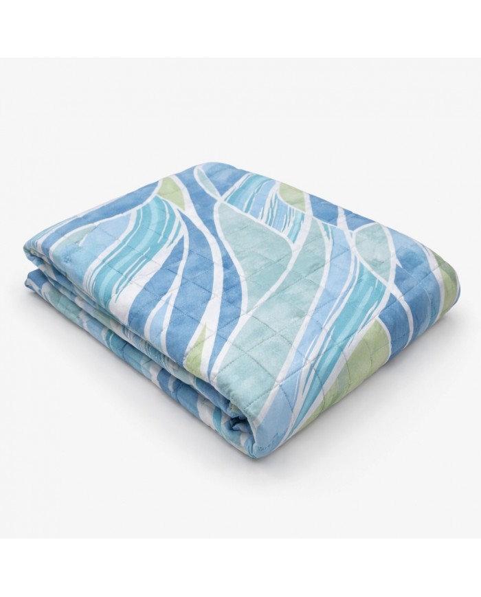 Trapuntino letto singolo stampato Linea Oro art. Lenia