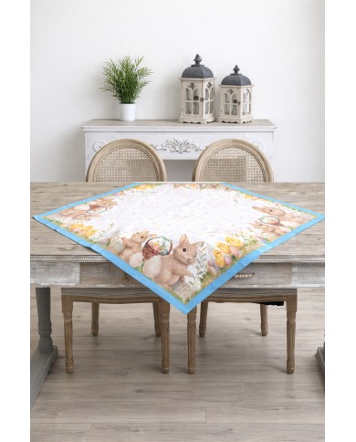 Centrotavola Pasqua 100% cotone stampa digitale art. Brio