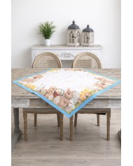 Tovaglia Pasqua 100% cotone stampa digitale Brio dis. 2