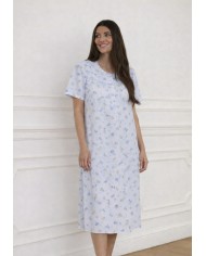 Camicia da notte in batista 100% cotone Linclalor art. 30864