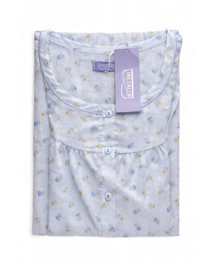 Camicia da notte in batista 100% cotone Linclalor art. 30864