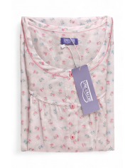 Camicia da notte in batista 100% cotone Linclalor art. 30864