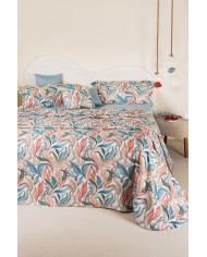 Copriletto matrimoniale in piquet di puro cotone Neith art. Melody