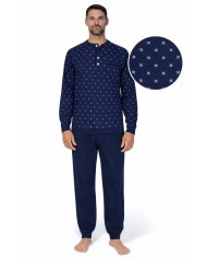 Pigiama estivo uomo tre pezzi 100% cotone Bip Bip 3774