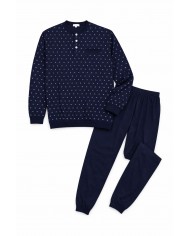 Pigiama uomo estivo 100% cotone manica lunga Bip Bip 3252