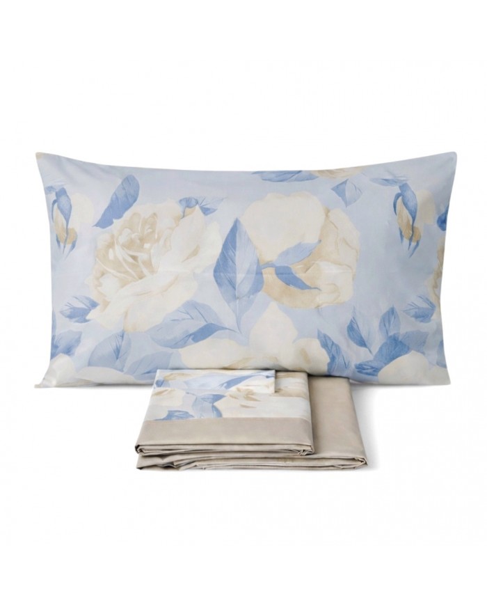 Completo Lenzuola matrimoniale 100% COTONE Vallesusa Milos