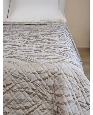 Trapuntino matrimoniale 100% cotone jacquard Nada Carrara art. Marina