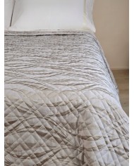 Trapuntino matrimoniale 100% cotone jacquard Nada Carrara art. Marina