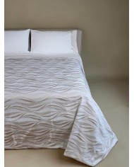 Copriletto matrimoniale 100% cotone jacquard Nada Carrara art. Marina
