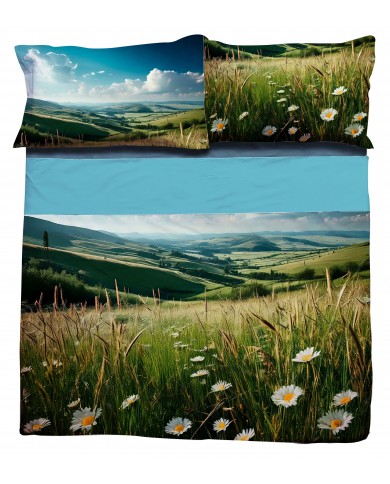 Completo Lenzuola Copriletto matrimoniali Novia Sandy Hills