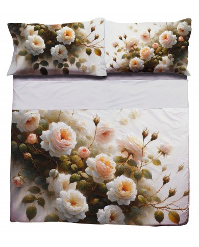 Completo Lenzuola Copriletto matrimoniali Novia Sandy Elizabeth