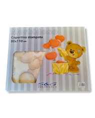 Copertina neonato bambino Morbidoso 80x110