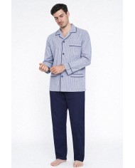 Pigiama uomo classico 100% cotone camicia Diplomat T812-781