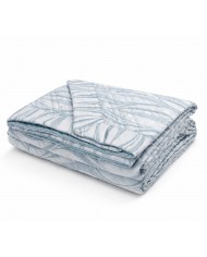 Trapuntino matrimoniale 100% cotone jacquard Nada Carrara art. Marina