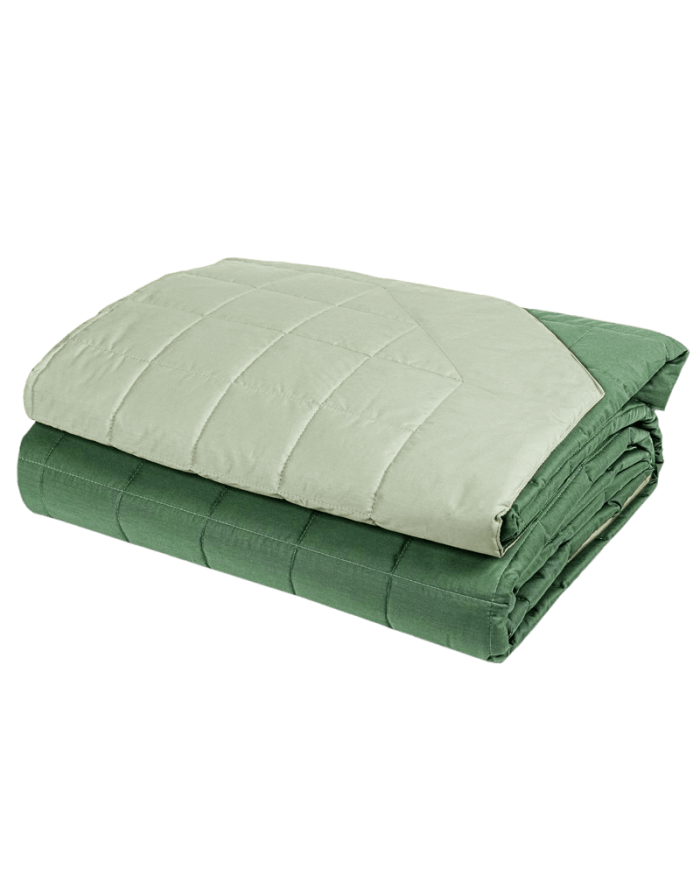 Trapuntino matrimoniale double face in percalle di puro cotone Fazzini Dialogo