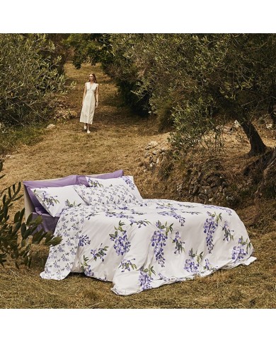 Trapuntino matrimoniale Fazzini art. Glicine