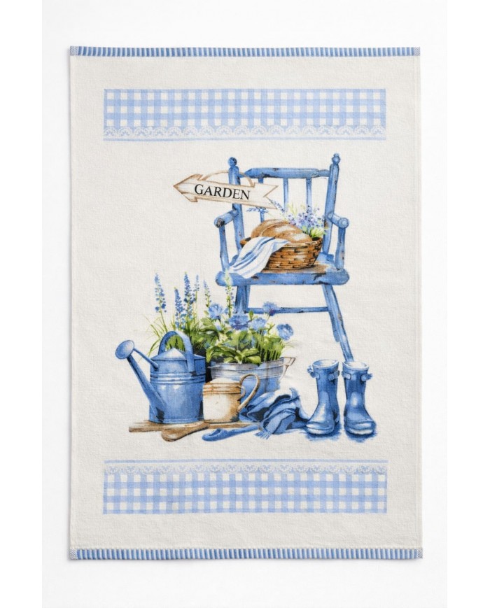 Set 6 strofinacci in microspugna 100% cotone Country art. Botanical