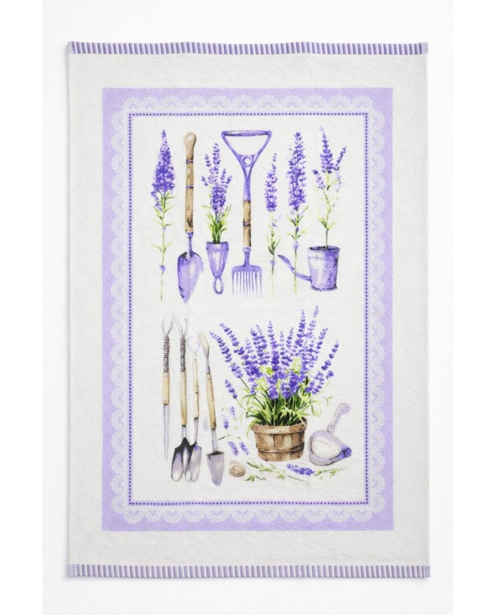 Set 6 strofinacci in microspugna 100% cotone Country art. Botanical