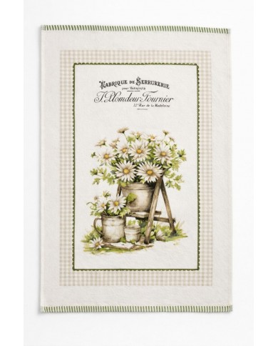 Set 6 strofinacci in microspugna 100% cotone Country art. Botanical
