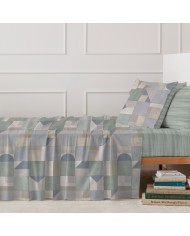 Completo lenzuola matrimoniale 100% cotone Rogers