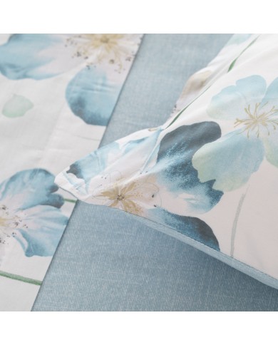 Completo lenzuola matrimoniale 100% cotone Ayla