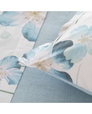 Completo lenzuola matrimoniale 100% cotone Ayla