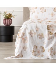 Completo lenzuola matrimoniale 100% cotone Ayla