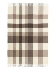 Plaid Lanerossi Iseo 100% Lana Vergine 130x170 beige/brown