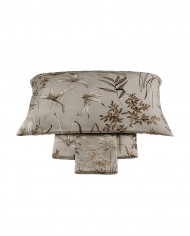 Completo lenzuola copriletto in raso di puro cotone Dondi Home art. Baobab