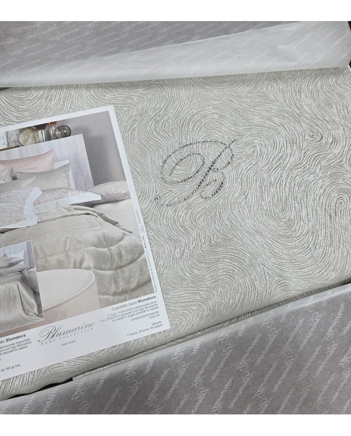 Copriletto matrimoniale jacquard Blumarine Sfumatura