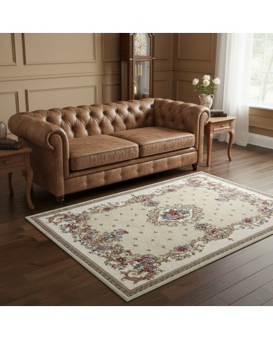 Tappeto classico in soffice ciniglia antiscivolo Siviglia - MISURE VARIE